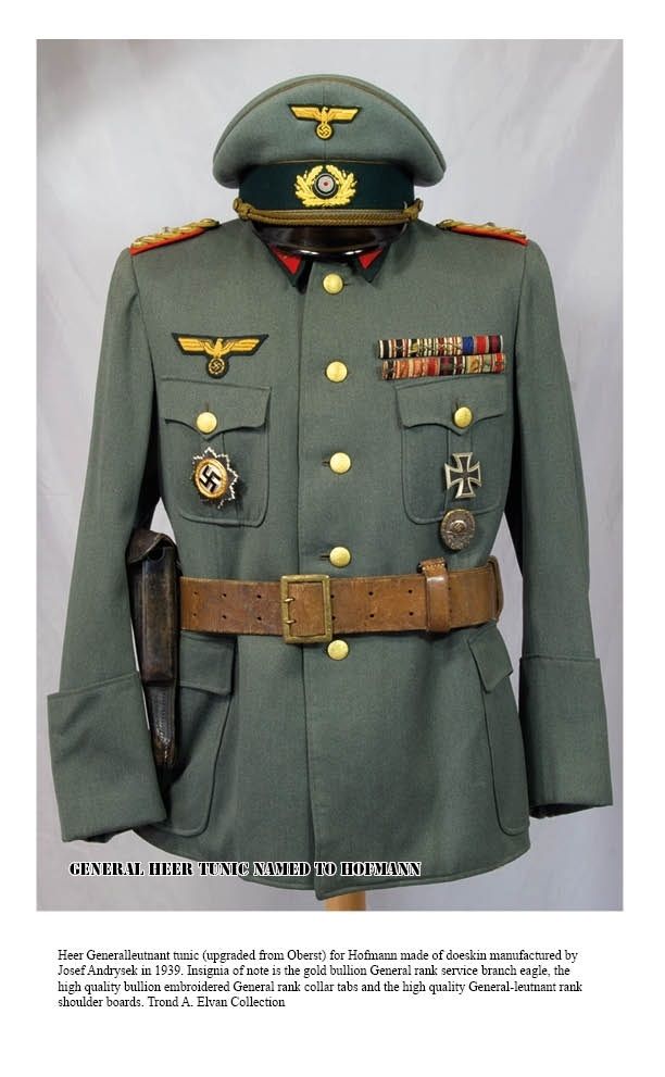 Page showing a Heer General's Uniform.