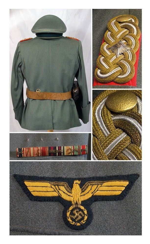 Page showing details of the General's Uniform above.