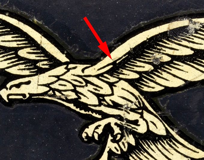 The picture above shows the dot on the line to the right wing mount. 